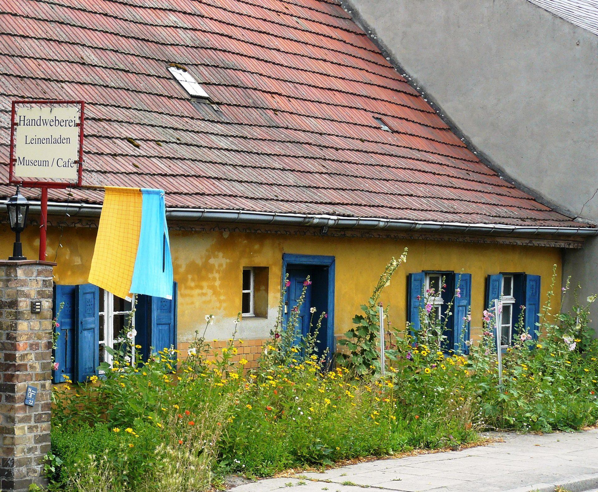 Das Haus der Handweberei in Geltow