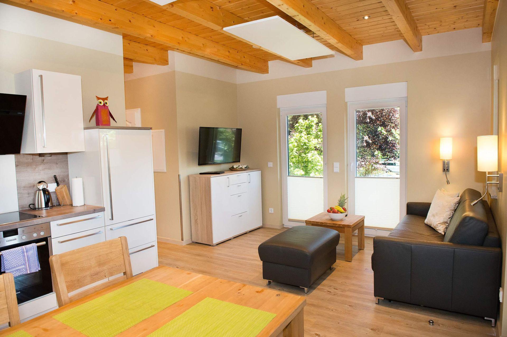 City Appartements am Wall Goslar - Wohnzimmer - Küche