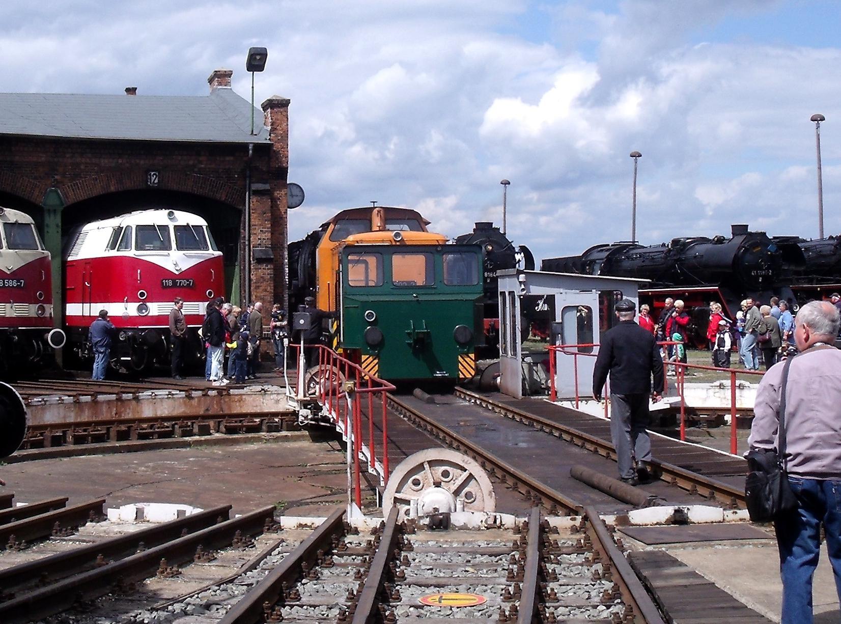 Eisenbahnfest im Traditionsbahnbetriebswerk