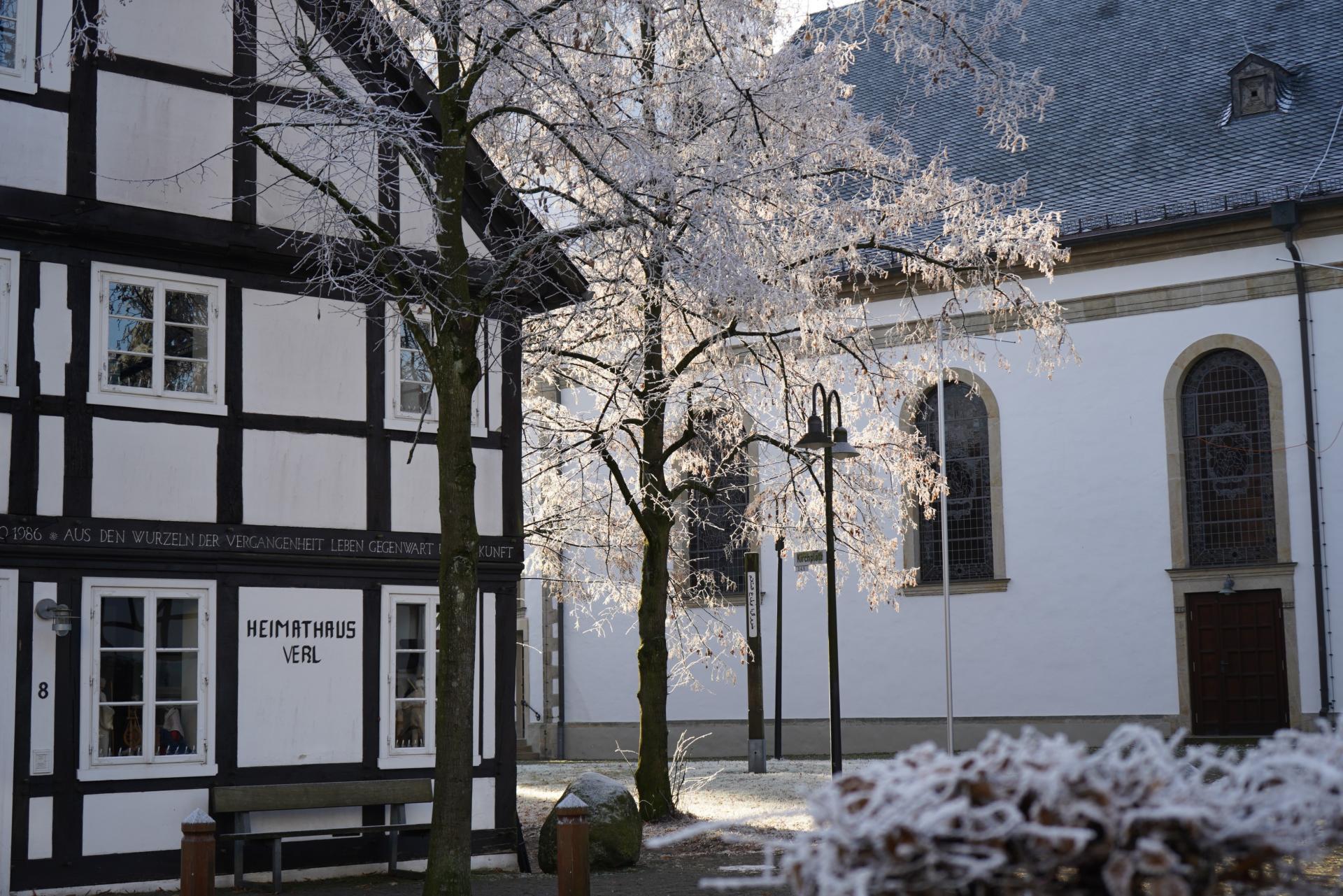 Heimathaus im Winter