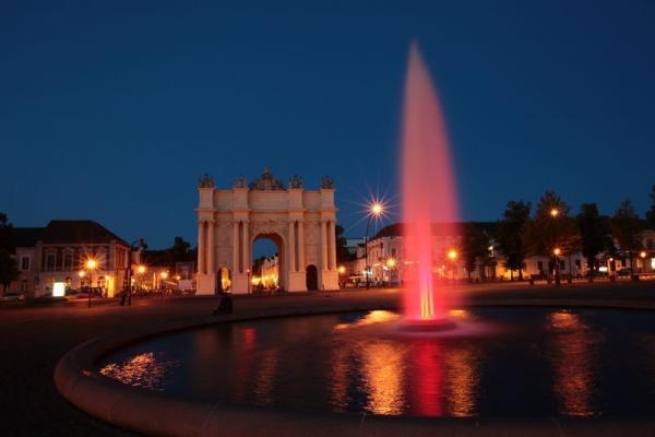 Abendstimmung am Brandenburger Tor