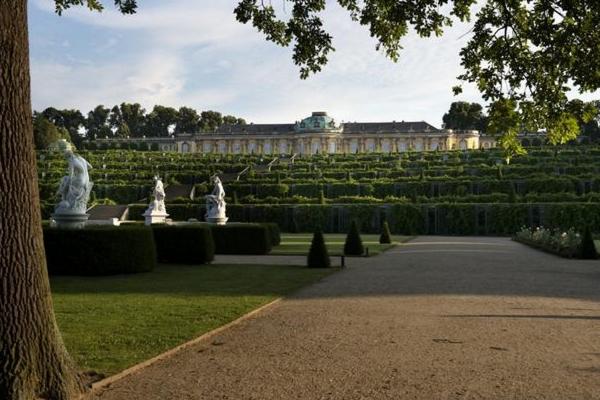 Schloss Sanssouci im Park Sanssouci , Foto: Leo Seidel, Lizenz: SPSG/TMB-Fotoarchiv