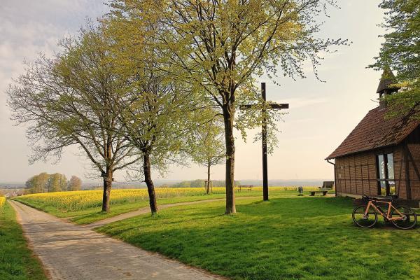 Münsterland e.V. / Jörn Berding Abschluss mit Ausblick an der Bruder-Klaus-Kapelle