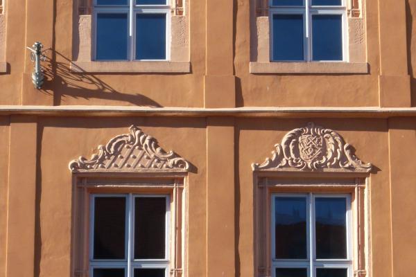 Fassade Detail, Cranach-Stiftung, Markt 4, Wittenberg