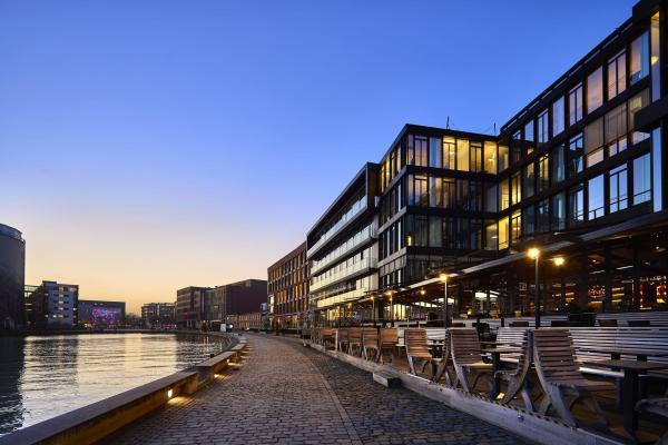 Münsterland e.V./ Philipp Fölting Gastronomie und Kultur am Hafen Münster