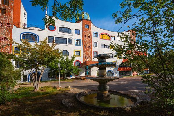 WelterbeRegion Anhalt-Dessau-Wittenberg, Uwe Weigel, 2020 Hundertwasserschule, Lutherstadt Wittenberg