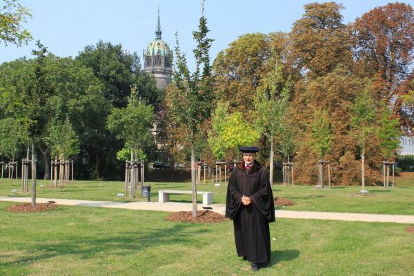 Marit Schaller, 2013 Luthergarten mit Luther, Wittenberg