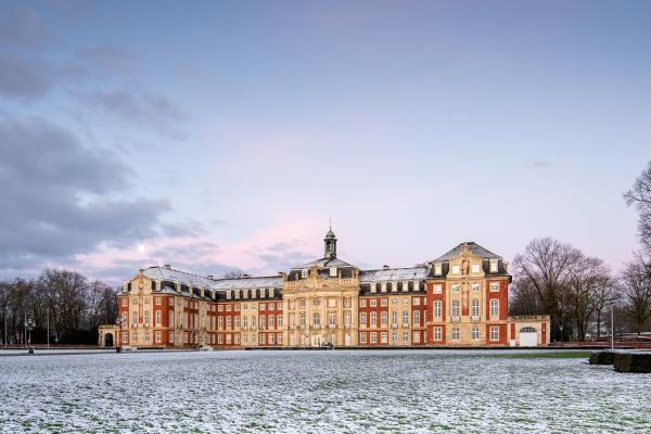 Schloss Münster im Schnee