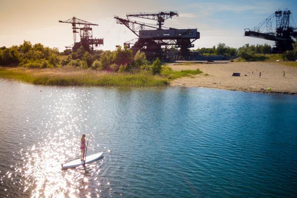 Ferropolis GmbH SUP auf dem Gremminer See